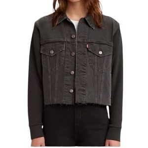 LEVI’S Juniors' Ex-Boyfriend Cotton Trucker Jacket SIZE XSMALL‎